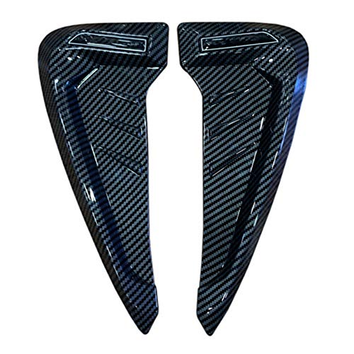 2pcs Car Front Fender Sticker, Car Fender Side, Car Side Fender Trim, Universal Leaf Plate Air Inlet Decorative Trim Cover, Car Fender Side Air Vent Cover Trim Sticker Decoration