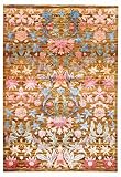 Milton Tapis et moquette à motif traditionnel tissé à la main Jaune 80 x 120 cm