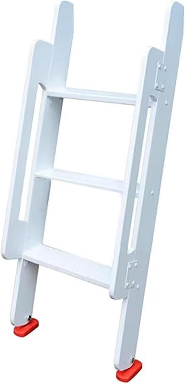 3/4/5 Step Bunk Bed Ladder, Twin Bunk Bed Ladders with Handle ＆ Rubber Feet Pads, Dorm Loft Camper Bed Step Ladder(Size:150cm/59)