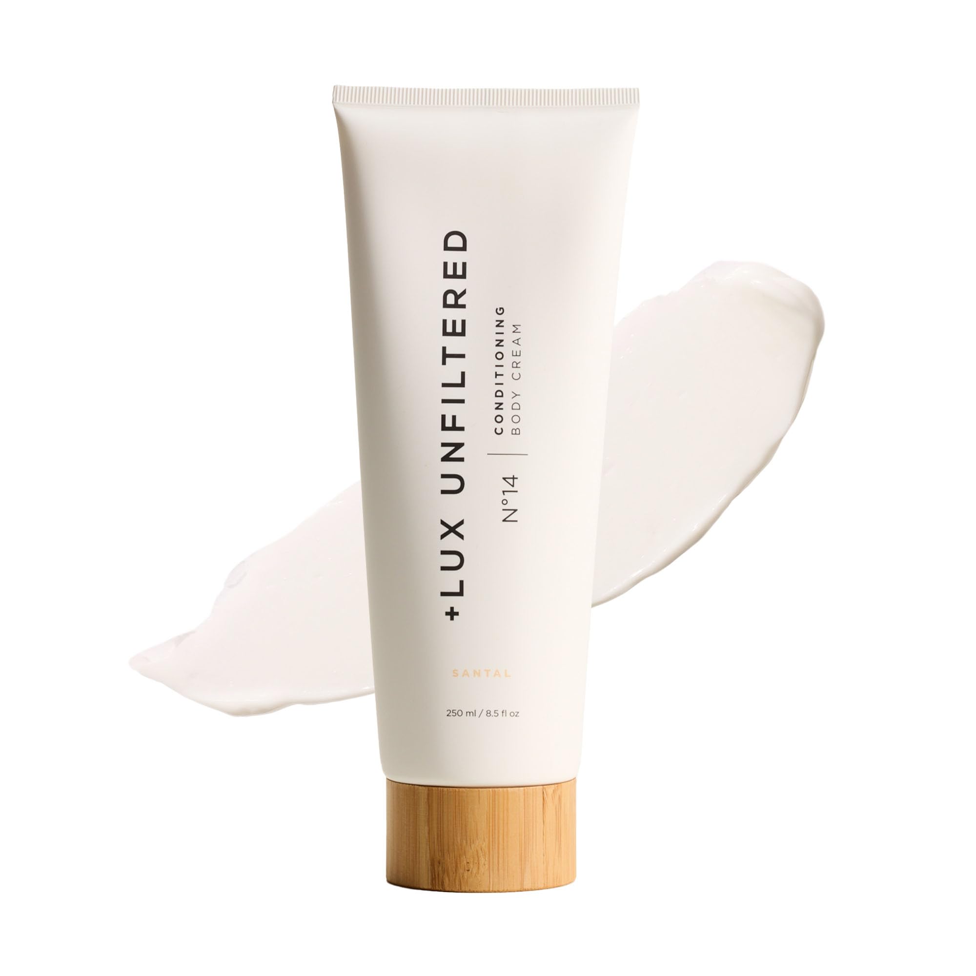 N°14 Conditioning Body Cream for Women - Moisturizing Body Lotion with Jojoba, Squalane, & Shea Butter - Hydrating, Skincare Grade Ingredients - Vegan & Cruelty Free - Santal