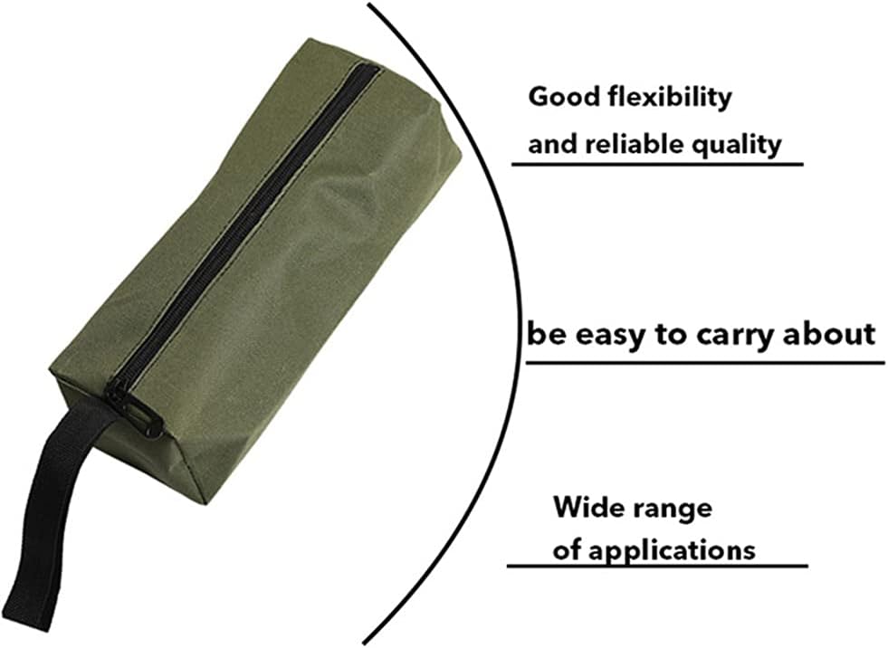 Maizoon Tool Bags 5 Pieces Set,Waterproof Oxford Canvas Zipper Storage Case,Multi-purpose Hardware Screws Nails Drill Bit Metal Parts Repair Organizer Pouch,UH04