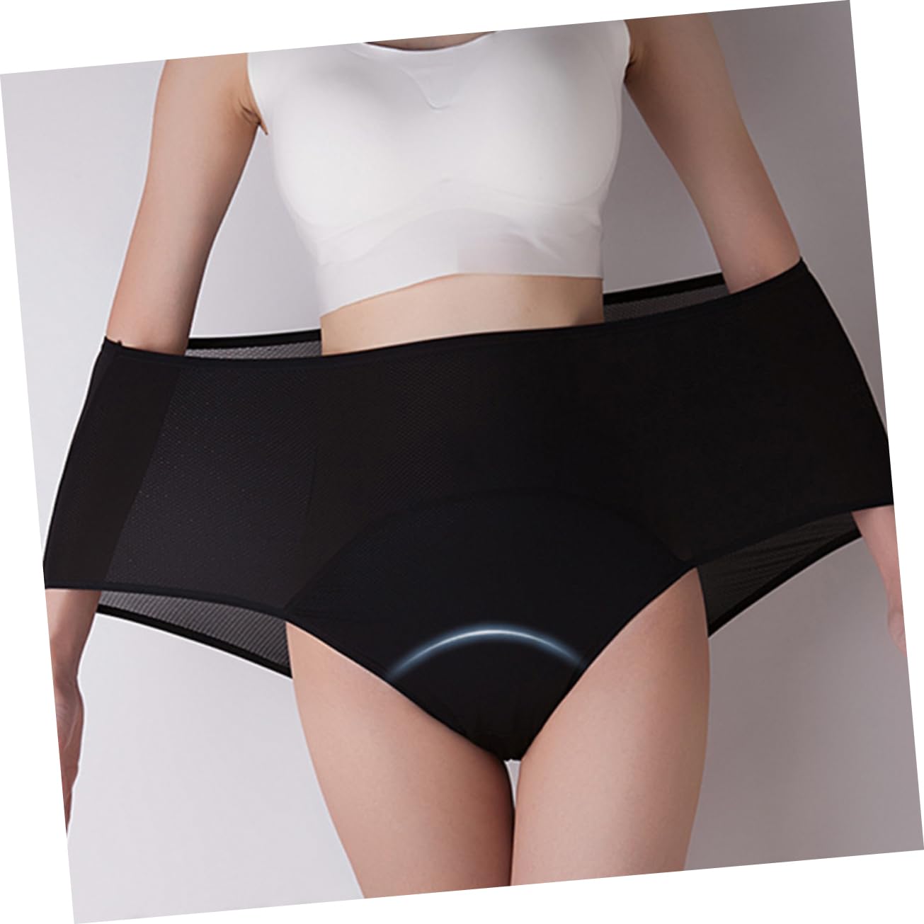 Holibanna 4piezas Bragas Menstruales para Mujer Ropa Interior Sanitaria Antifugas Bragas de Menstruación por Cómodas para Uso Diario