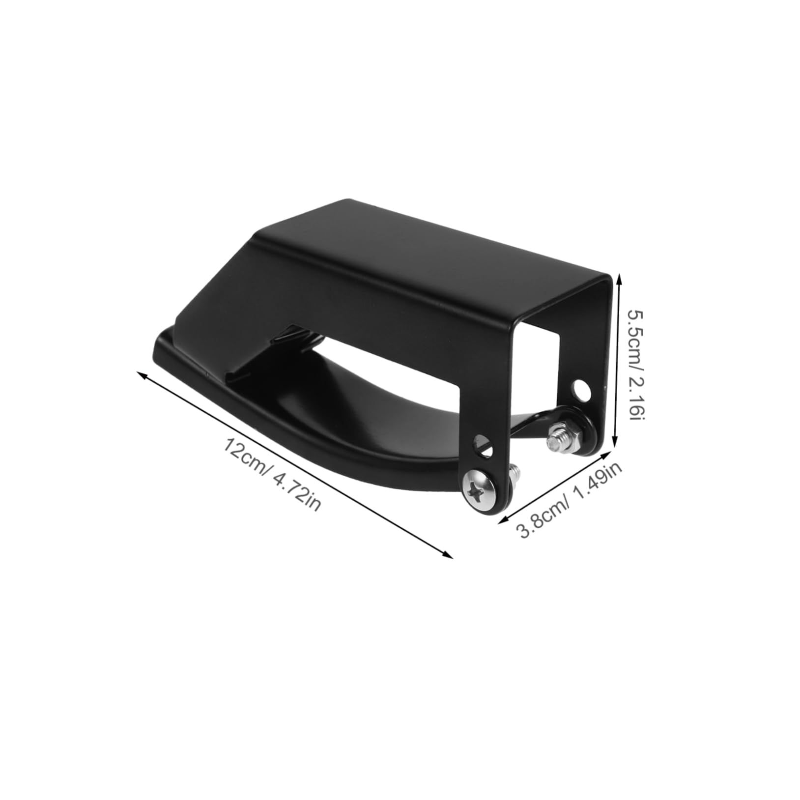 Unomor 4pcs Car Roof Cargo Carrier Clips Easy Installation Sturdy Iron Mounting Bracket for Roof Rack Accessories