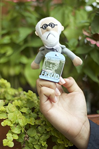 Muñeco magnético Sigmund Freud de peluche 10 cm miniatura 2