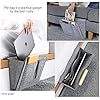 Tasca Portaoggetti Da Letto In Feltro 32x22 Cm – Organizer Multitasche Per Divano, Libri, Laptop 13", Tablet, Telefono E Telecomando - 4