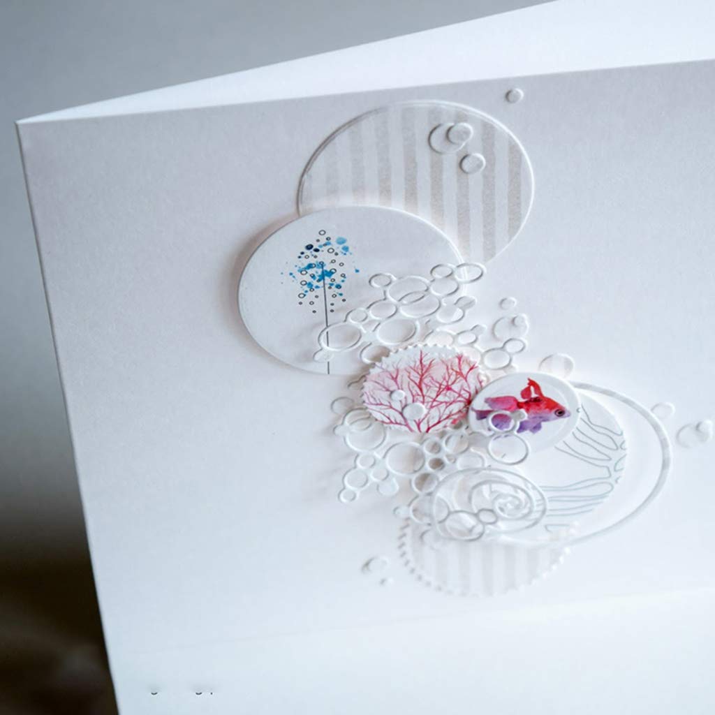 Cartella Goffrata Per Realizzare Biglietti D'auguri Con Otivo A Cuore