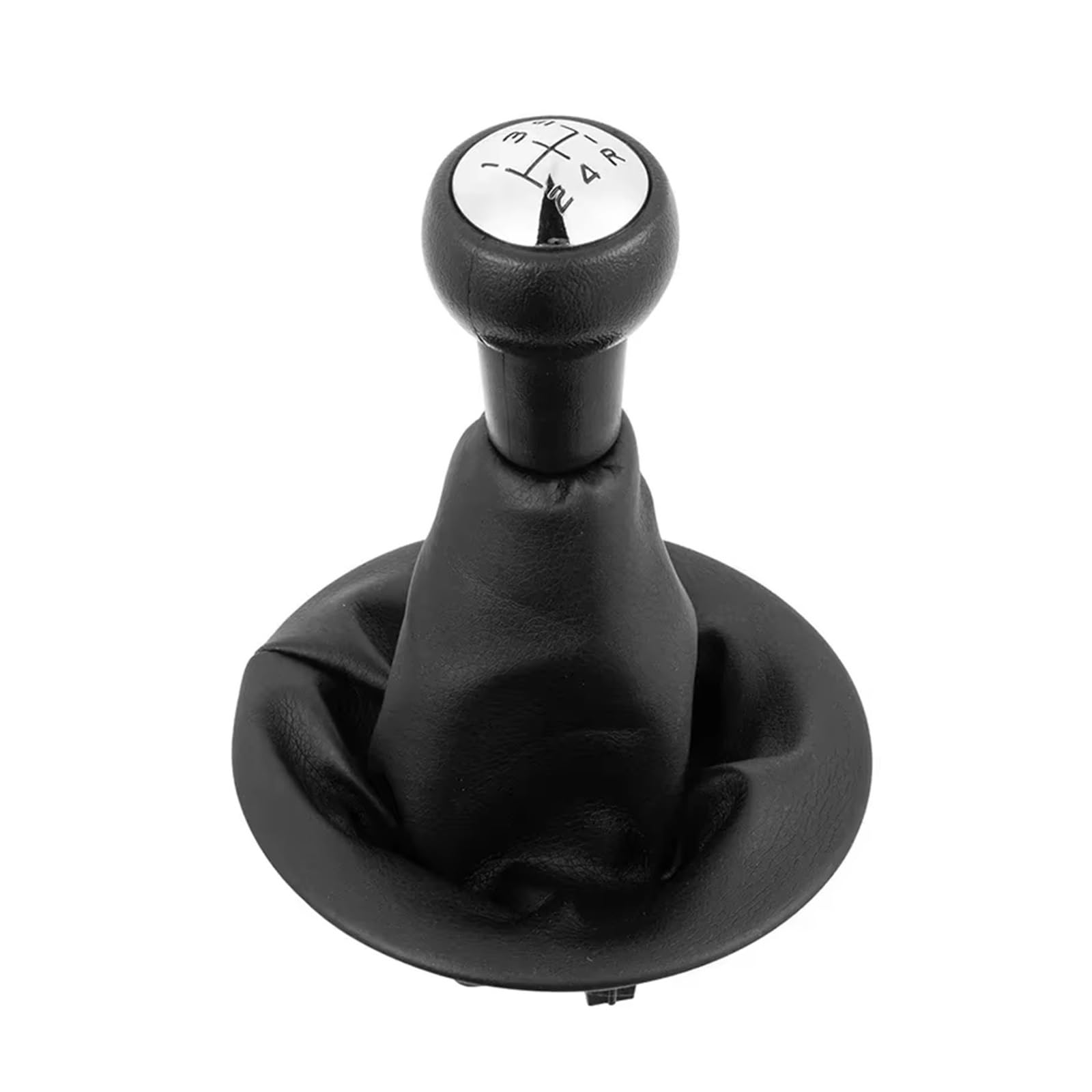 Xkoehxj One Color Car Gear Shift Knob For Peugeot For Partner Ii 2008-2018 Car Gear Shift Knob Lever Shifter Stick Gaiter Boot Cover Pu Leather Gearbox Boot Cover