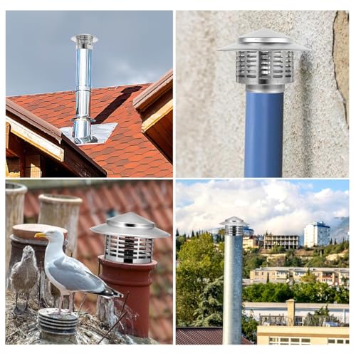 Extractor de chimenea de acero inoxidable con malla para reforma de cocinas 7