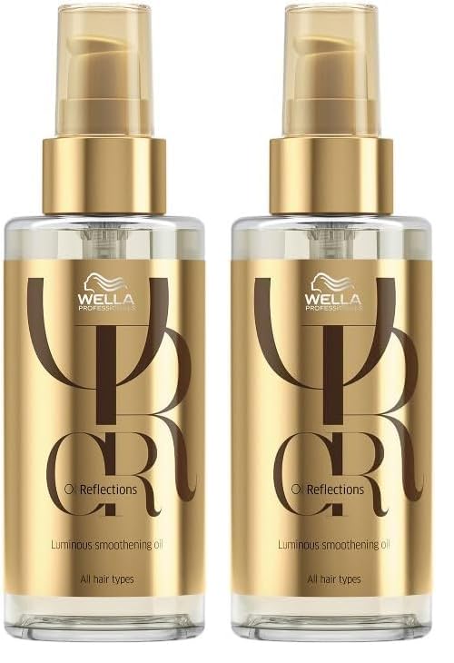 Wella Professionals Oil Reflections Luminous Smoothing Hair Oil | Frizz Control & Shine Booster | 30 ml (Pack of 2)-image-44