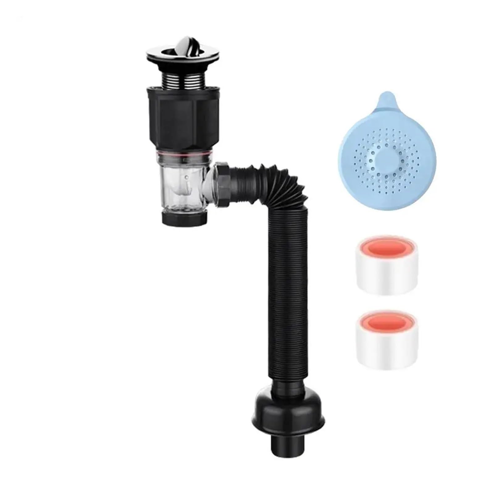 Universal Flexible Sink Drain Pipe Set(Fliptop Set)