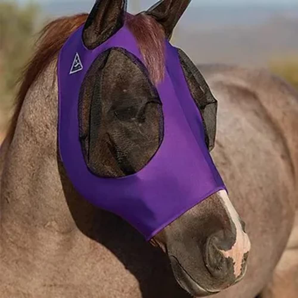 Professional Choice CFM-21 Masque anti-mouches confortable Motif patte d'ours Cheval