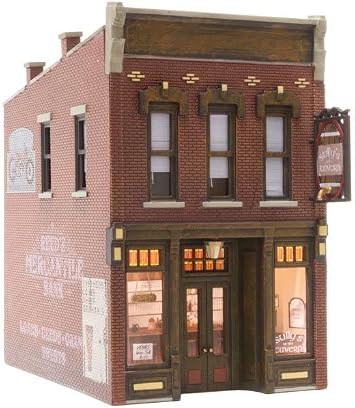 Woodland Scenics BR5850 O Scale Sullys Tavern Built & Ready Lighted
