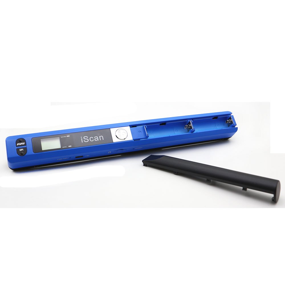 scanner portatile documento di formato A4 scanner 900 DPI scanner portatile ad alta velocità (blu)