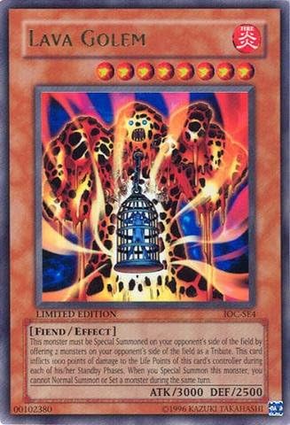 Yu-Gi-Oh! - Lava Golem (IOC-SE4) - Invasion of Chaos: Special Edition - Limited Edition - Ultra Rare
