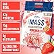 Applied Nutrition Mass Gainer Critical Mass Professional – Protein Pulver für die Gewichtszunahme, Hochkalorischer Weight Gainer, Reine Muskelmasse (6kg (Pack of 1), Strawberry)