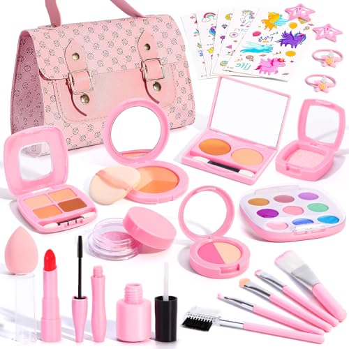 Toddlers Pretend Play Makeup Set for Kids 3-5 Fake Makeup for Girl Gifts