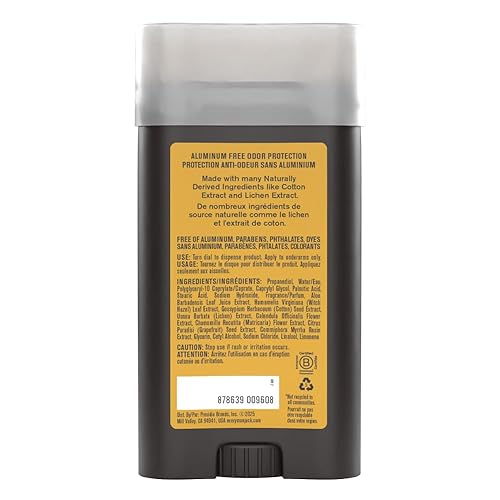Miniatura 9 de Every Man Jack Desodorante para Hombre de Ámbar + Sándalo - Mantén la Frescura con Desodorante sin Aluminio Para Todos los Tipos de Piel - Elimina