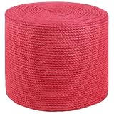 ZXQVLMRS Juteseil 4 mm Rot, Tossa Garn für Garten & DIY Projekte