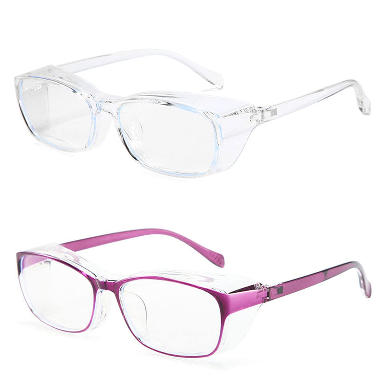 willochra Clear Safety Reader Glasses Not anti-fog Goggles Protective Eyewear Blue Light Blocking