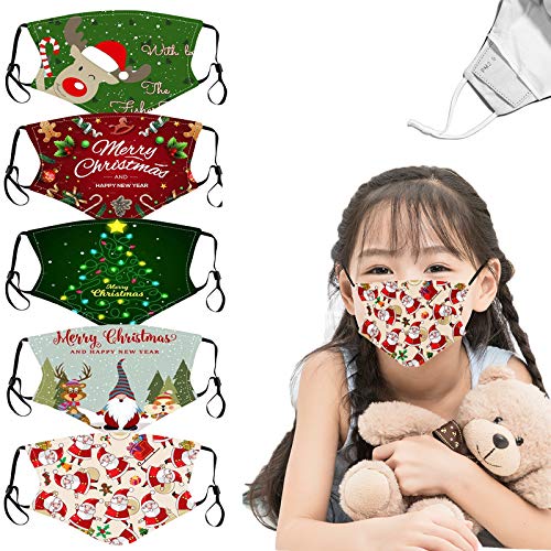 Christmas Child Reusable Breathable Headscarf For children