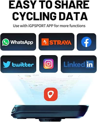 Igpsport Bsc100S Bike Computer,Wireless Cycling Computer Gps Bike Speedometer And Odometer,Waterproof Ipx7 With 2.6 Inch Auto Backlight Screen, Ant+/Ble5.0 Sensors And 40 Hours Battery Life #TOP6