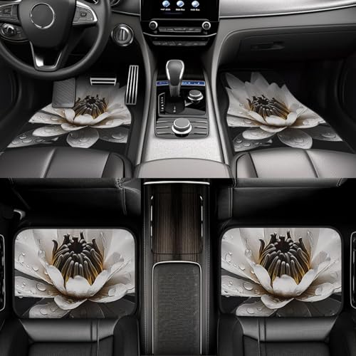 Tapis de sol de voiture nénuphar étanches pour éviter l'usure de la moquette de votre SUV