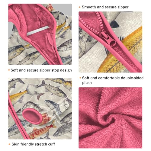 CHIFIGNO Green Tractor Toddler Girl Hoodie Toddler Zip up Hoodie Girl Toddler Girl Winter Jacket Thick Warm Outerwear3