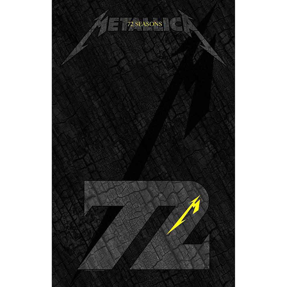 Amazon.com: Metallica Poster Charred M72 Band Logo Textile Flag