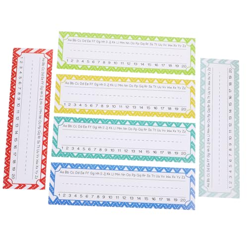 HAPINARY 学校教室用貼って使える紙製ネームタグ 接着点 多目的デスク名札 学習補助 類整理用シール