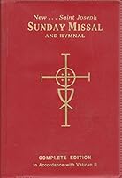 NEW SAINT JOSEPH SUNDAY MISSAL Large Type edition 822/10 B0020CJ8D6 Book Cover