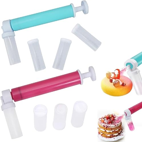 Aerógrafo manual de 2 piezas para pasteles, kit de pistolas de pulverización para tartas, herramientas de decoración para pasteles de cocina, disponible en Yaxa Costa Rica