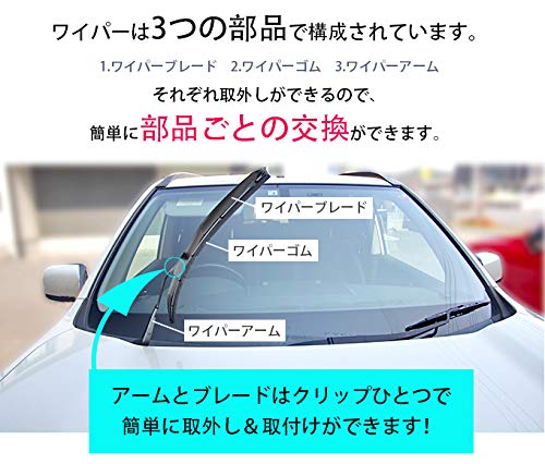 Amazon | 互換品 ワイパーブレード マークⅡ H8.9-H12.9 GX100 GX105
