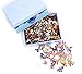 HARTMAZE Wooden Jigsaw Puzzles-Flowers Fury Blossom in Beauty and Fascination 246 Truly Unique Pieces Small Square Shape-Best Choice for Adults and 14 Years Age up Teens.