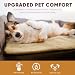 Selbstheizende Decke für Hunde & Katzen Grau 60x90cm - Weich & kuschelige Hundebett Matten - Waschbarer Bezug - Mit Rutschfester Unterseite - Hundekissen für mittlere & kleine Hunde oder Katzen
