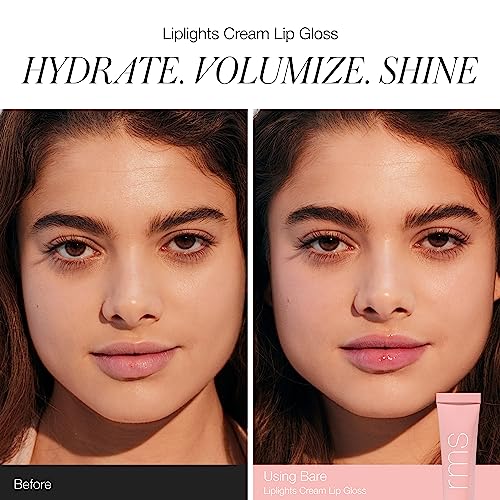 RMS Beauty Liplights Cream Lip Gloss (Crush) Lipnight Overnight Lip Mask