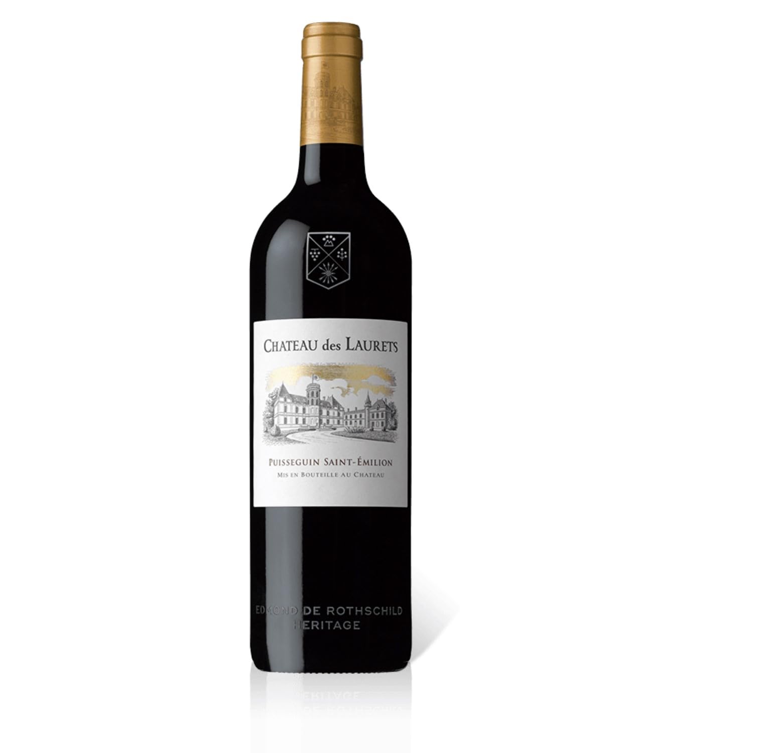 Baron Edmond de Rothschild Château des Laurets Rotwein Rot Trocken VEGAN Frankreich inkl. FeinWert E-Book (6 x 0.75 l)