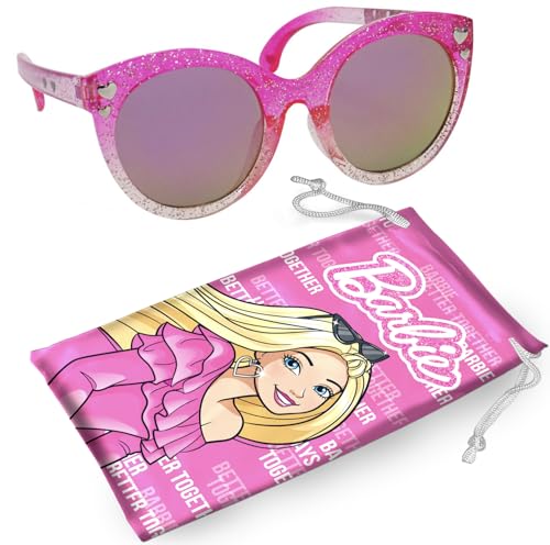 Barbie Kids Girls Sunglasses - Stylish, Comfortable & Durable UV-Protection Barbie Sunglasses - Officially Licensed Product