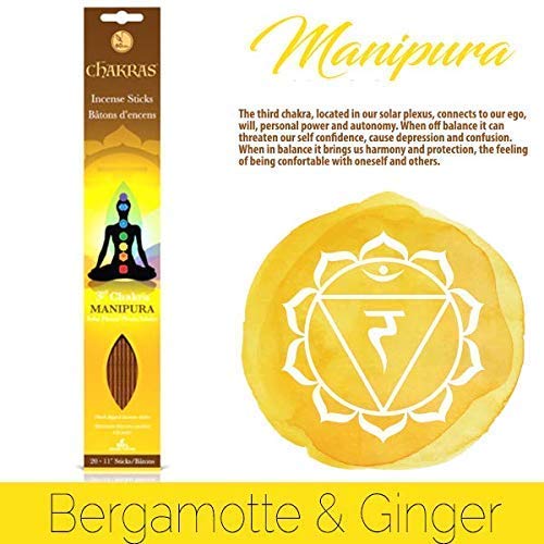 Chakras Incense Sticks, Perfect For Meditation, Reiki, Yoga, Relaxation, & Healing. Natural Hand Dipped Incense Variety Set, Cleanse & Purify Your Space. Made With Natural Bamboo For A Clean Burn #TOP6