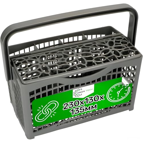 ONIX TECH Universel Panier a Couvert pour Lave Vaisselle 230x130x135 mm Compatible avec la Plupart des Marques - Garantie de 5 Ans