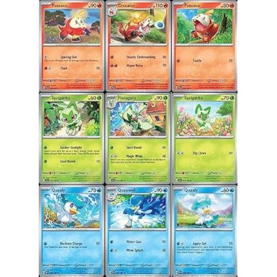 Pokemon Scarlet & Violet Starter Card Lot - Fuecoco Barbados | Ubuy