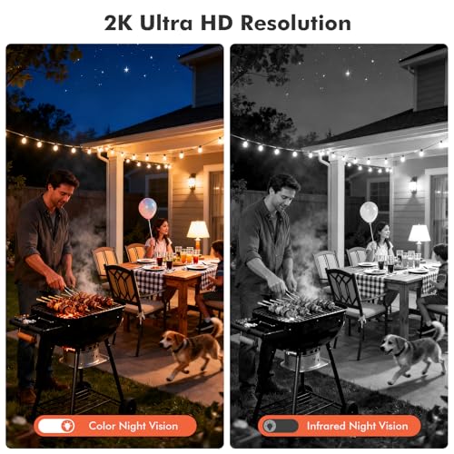 Wireless Outdoor Camera System 2-Pack