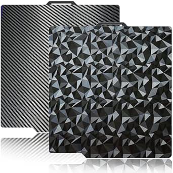pour bambulab plaque d'impression PEO PET PEI pour Bambu Lab a1, X1C, X1E, P1P, P1S, P2S, X1, plaque en carbone texturée PEO PET de 257x257mm pour bambulab filament
