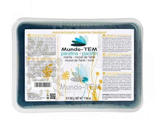 Mundo-TEM® Parafina de Menta, 4 Tarrinas de 500 Grs.