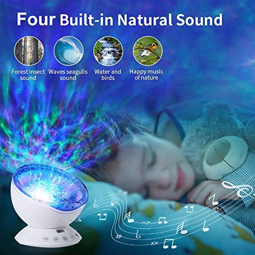 Veilleuse LED chambre enfant lecteur de musique et télécommande sans fil - 4