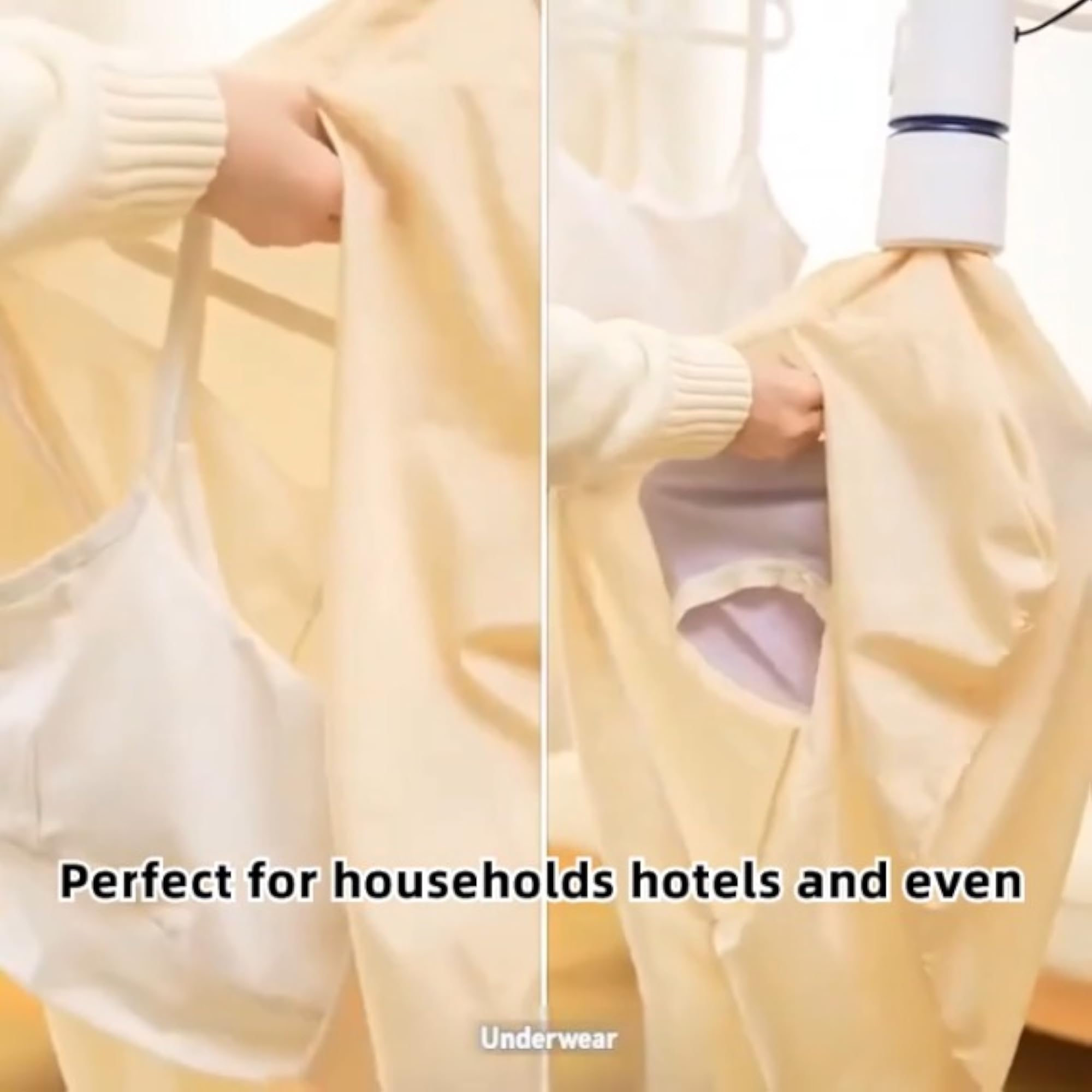 Portable Electric Clothes Dryer Bag with Digital Timer, Travel-Friendly