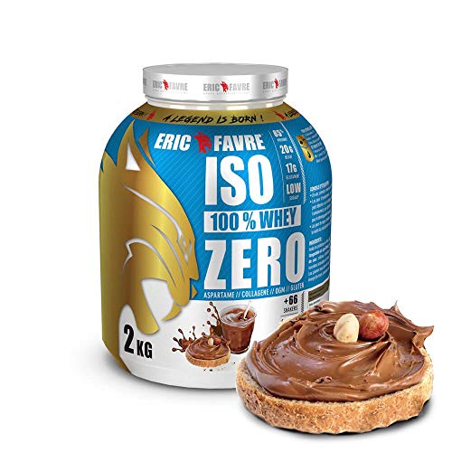 ISO WHEY ZERO 100% Pure Protéine – Pure Whey Protéine Isolate Savoureuse Pour Prise de Masse Musculaire – Assimilable Rapidement – 2 kg – Laboratoire Français Eric Favre (Chocotella)