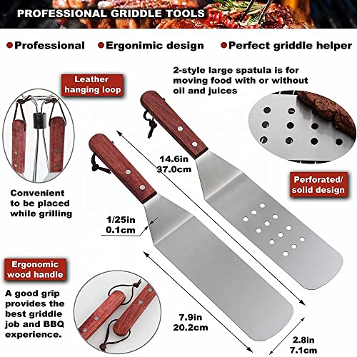 Kit de Accesorios para Parrilla 8 Piezas Acero Inoxidable miniatura 2