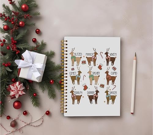 Carnet de composition de Noël 14 x 21 cm Ecezatik pour écriture et notes de bureau