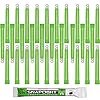 Cyalume SnapLight Groene breeklichten Glow Sticks – 15 cm 6 inch industriële kwaliteit lichtstaaf, ultra heldere…