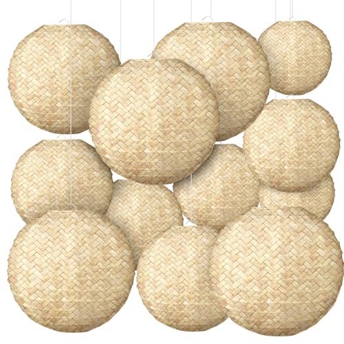 Retisee Boho Burlap Lanterns